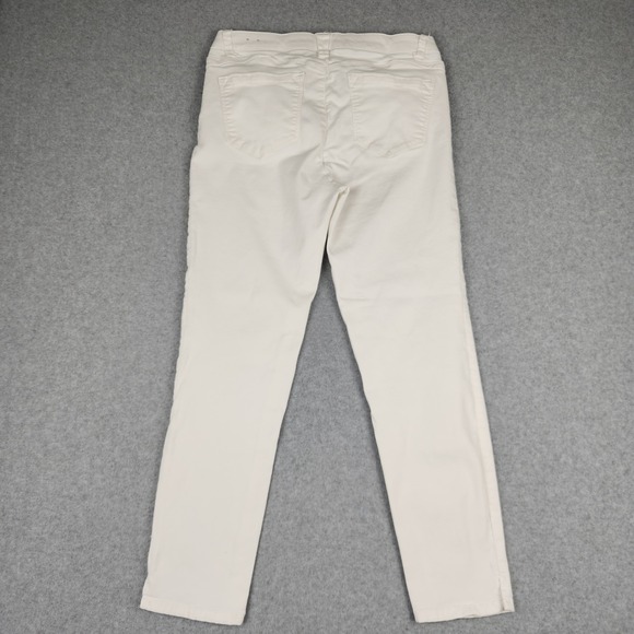 Wit & Wisdom Skinny Pants Womens 10 White Ab-solution L103VMX2 Stretch Mid Rise - Picture 3 of 8